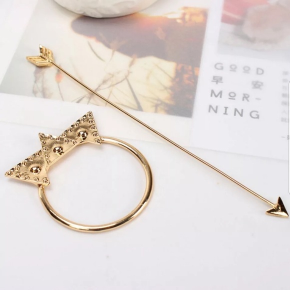 XUnax Cupid's arrow Hair Pin - Picture 2 of 4